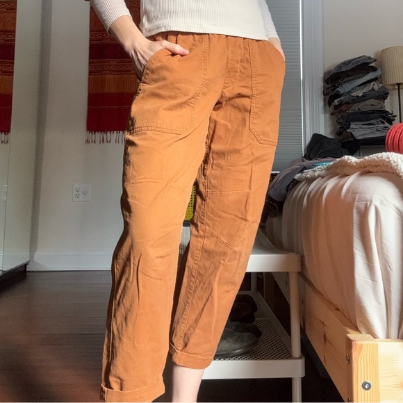 Old Navy Pants - Old Navy Women’s Pulla Orange Pull-on Pants